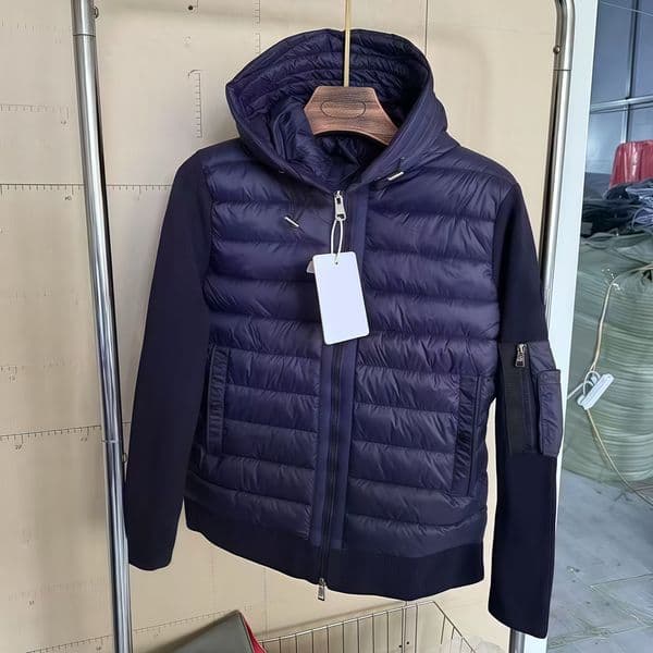 Mens designer down jacket puffer jacket unisex down jacket Winter warm jacket thickened long sleeve black knitting white down filling winterjacke stand collar tops
