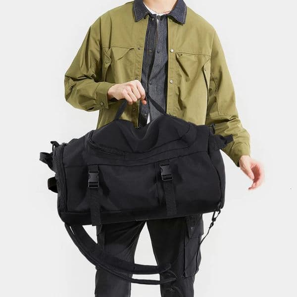 Large Capacity Traveling Handbag Simple Leisure Nylon Backpack Sports Training Fitness Bags Boarding Shoulder Bag Luggage Bags 250903
