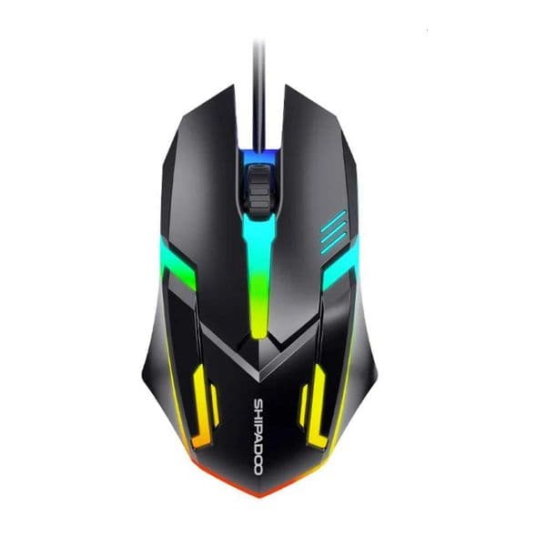 Wired Glowing Mouse Business Office Online Class Mouse Rainbow Glowing Game Cool Mouse Z250906