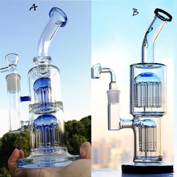 2026 New TORO Bong Bubbler Smoking Glass Pipe Recycler Bongs Water Pipes Arm Tree Perc s Free Shipping