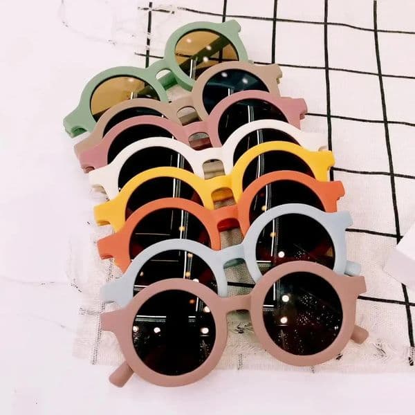 Kids Sunglasses Boys and Girls Cute Round Sun Glasses with UV 400 Protection for Women 250905BJ