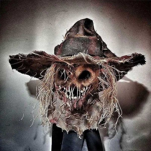 Halloween Spooky Scarecrow Hat Headgear Horror Creative Cosplay Prop Halloween Party Cosplay Costume Party Supplies Accessory W250906