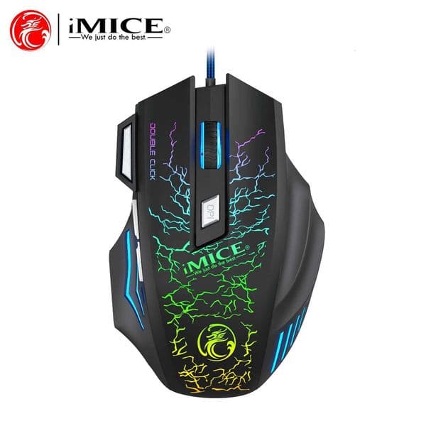 Backlit Wired USB Gaming Mouse 2400 DPI High Precision Computer Mice For Home Office Laptop Computer Gamer Vinsh81011 Mac OS Z250906