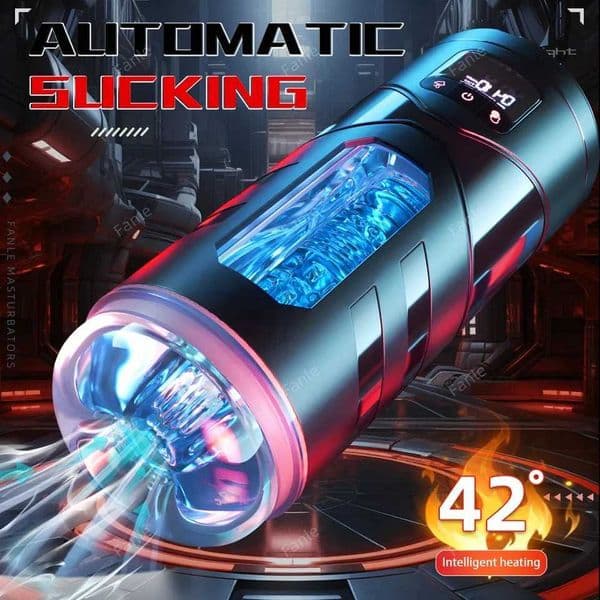 Real Heated Automatic Sucking Vibration Male Masturbator Cup Blowjob Masturbation Vagina Pocket Adults Sex Machines Toys For Man W250906