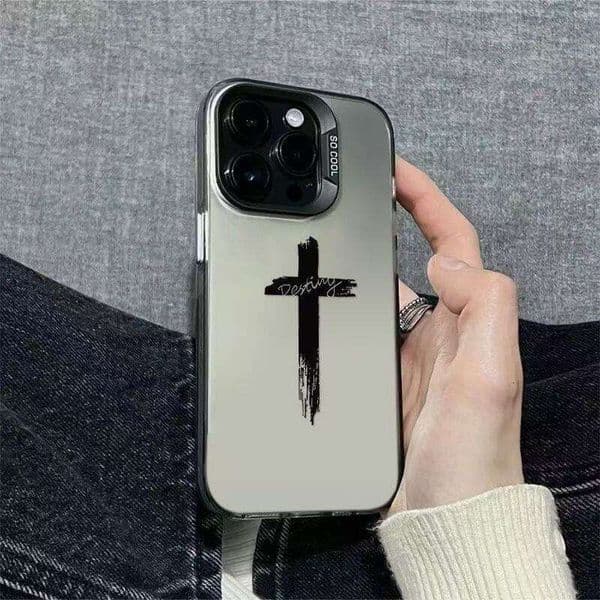 DHgargets New Cross Compatible iPhone 16 Case Apple 15 Max/14 Shockproof 13 Pro 12 11