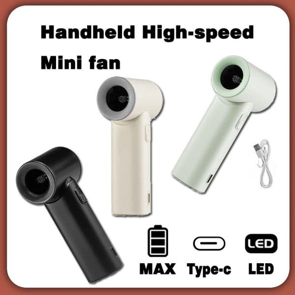 Portable Mini Turbo FanPortable San Super PowerfulViolence Fan for CampingHomeGift 250906BJ