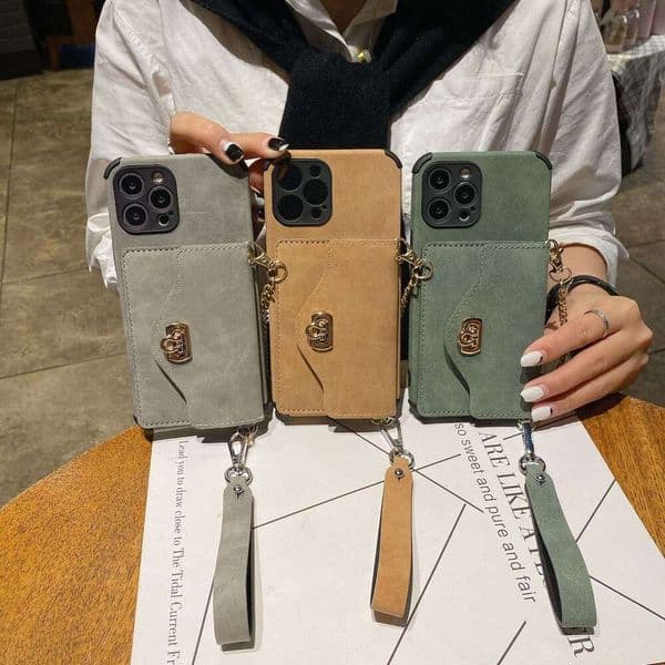 DHelectronics 13 Handbag Crossbody Card Slot 11 Full Coverage 16 Pro Compatible 15 Apple 14 Phone Case Internet Celebrity 14/12/XS Max