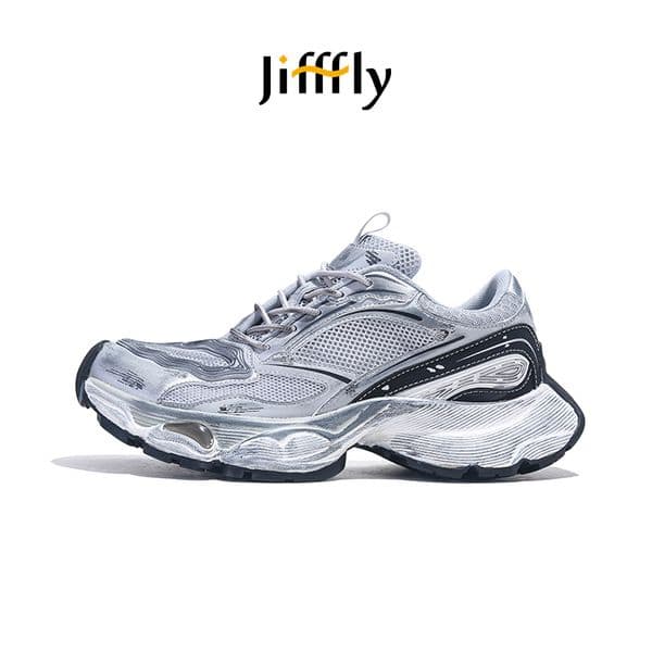 Jifffly Designer fashion New High Quality Outdoor Vintage Fashion Trainer Trend Breathable Height Increase Casual Shoes For Woman