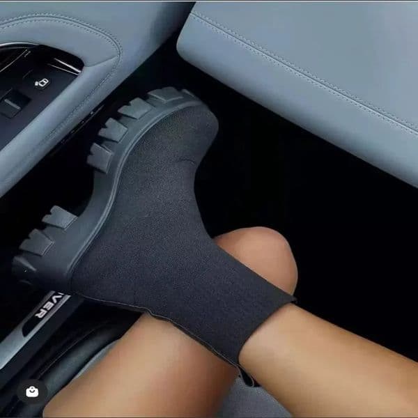 Fashion Sneakers Women Shoes Stretch Fabric Sock Ankle Boots Plus Size Shoes Woman Platform Boot Zapatos De Mujer Ladies Boots 250908BJ