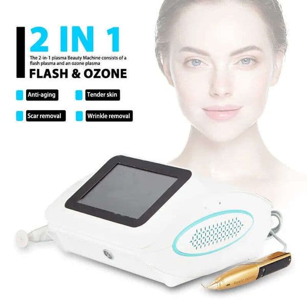 New Upgrade 2 In 1 Cold Plasma Ozone Pen For Face Spot Removal Skin Eyelid Lifting Spot Remove Plasma Wrinkle Removal Beauty
