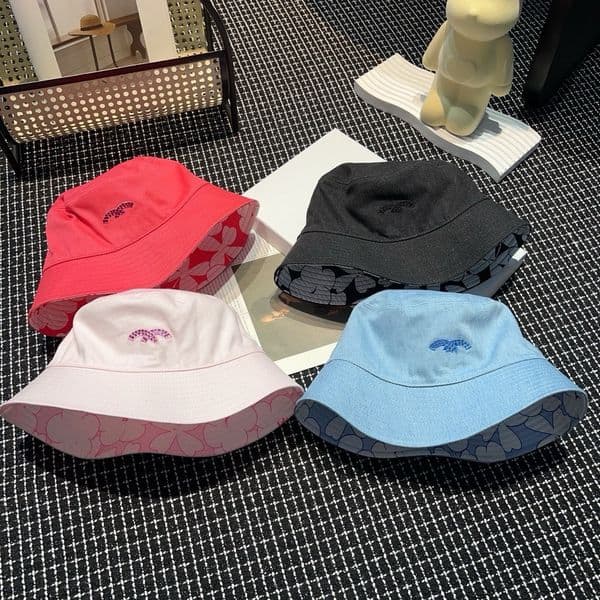 Bucket Hat - Unisex Streetwear Wide Brim Sun Hat, 100% Cotton, Crocodile Motif, Sun Protection Breathable, Versatile Outdoor
