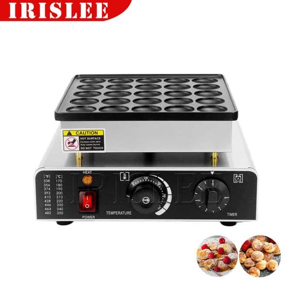Mini Pancake Maker 25Pcs Mini Pancakes Maker Machine 900W Mini Dutch Pancakes Maker Machine