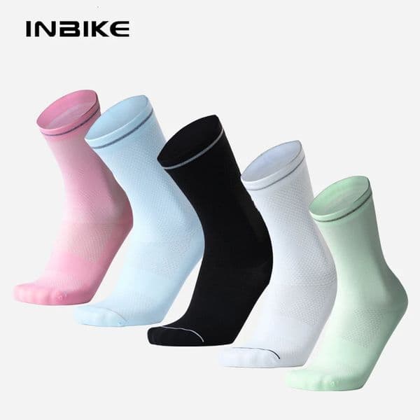 Inbike Sports Socks Women Socks High Elasticity Breathable Socks Moisture Wicking Man Socks Accessories 250908BJ