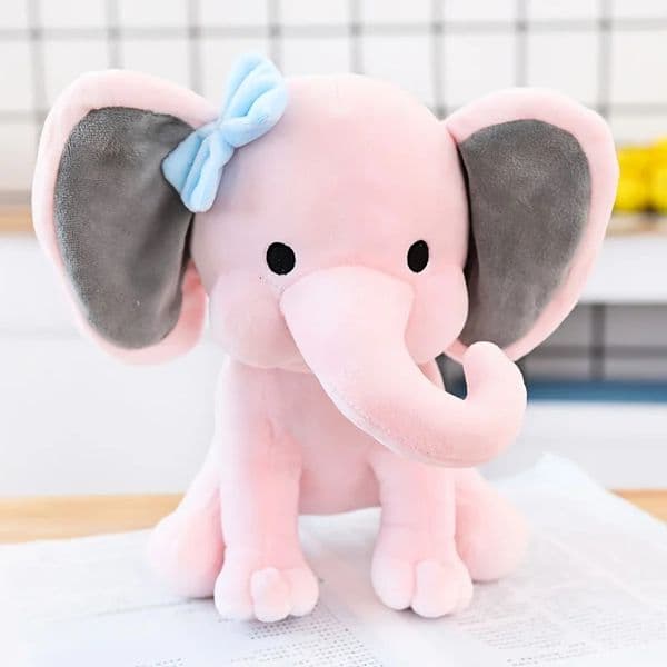 Comfort Sleeping Elephant Doll Pink Grey Elephant Plush Toy for Children Birthday Gifts Holiday Gifts250908BJ