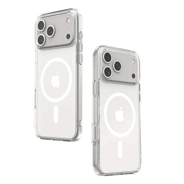 Shockproof Magsafe Clear Magnetic Wireless Charge Case For iPhone Air 17 Pro Max Hybird Hard Acrylic Back Cover Bumper