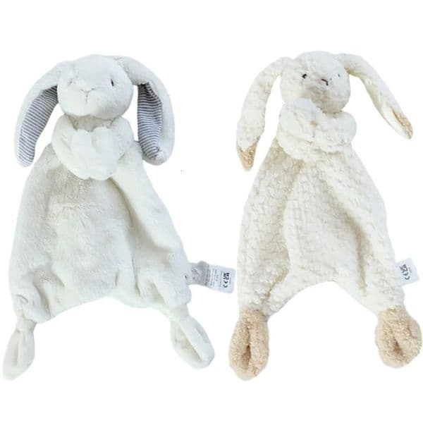 Mood Comforter Bunny Baby Teething Toy Soft Animal for Doll Room Decoration Mood Appease Toy for Infant Crib Orname250908BJ