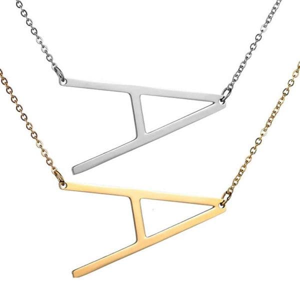 SUMENG 2024 New Fashion Initial Necklace Letter Initials Name s Pendant For Women Girls best Birthday Gifts W25908
