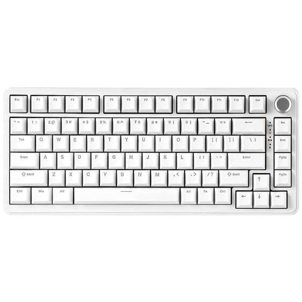 YUNZII B75 Mechanical Keyboard, Wired 75% Hot Swap Gaming With Knob, Gasket Custom RGB Backlit Keyboard For Win/