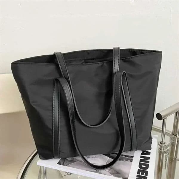 Simple Shoulder Bag Handbag Oxford Top Handle Female Large Capacity Shopping Street Zipper Bags for Women Handbag Tote Bag 250908BJ