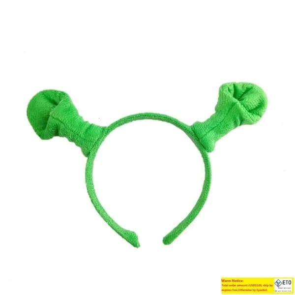 Halloween Garden Other Hair Home Hoop Shrek Hairpin Ears Headband Head Circle Party Costume Item Masquerade Supplies Pin LL