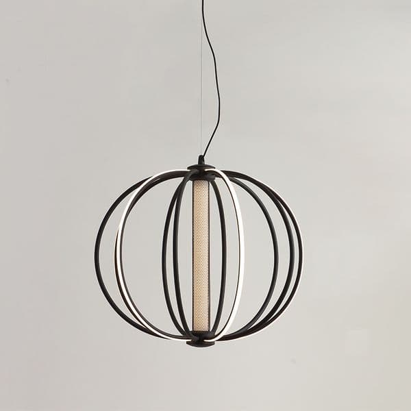 Modern Orb - Shaped LED Pendant Light, Stylish Metal Frame for Home Decoration P25006 is circular
