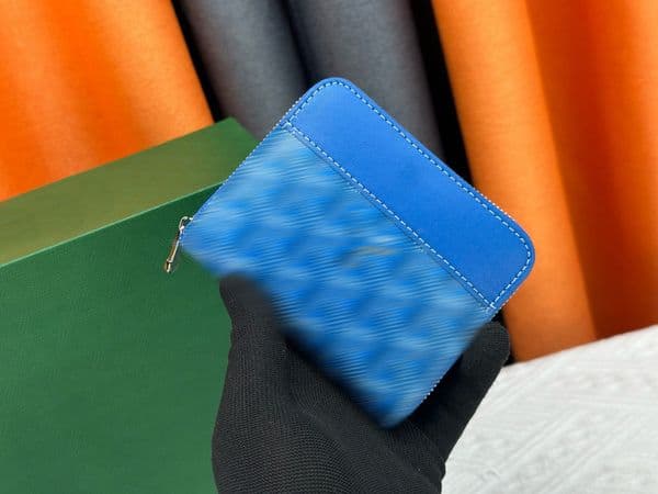 Fashion Womens Mini Zippy Wallet Coin Purse Bag Belt Charm Key Pouch credit card holder bags fashion color Short wallet chains bag purse with box60067