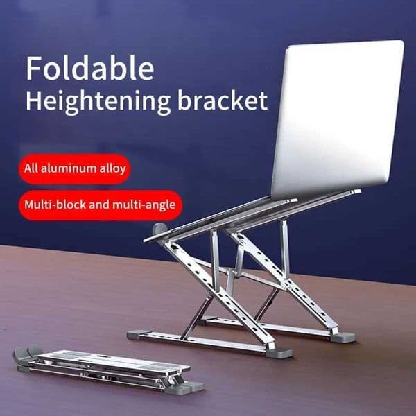 Laptop Stand For Macbook Folding Adjustable Aluminum Computer Pc Tablet Stand Notebook Tablelaptop Holder Heat DissipationXJ250909