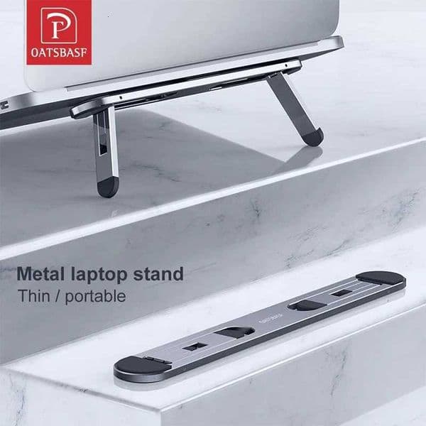 Oatsbasf Laptop Stand For MacBook Air Pro port Tablet Portable Notebook Stand Mini Riser Foldable Tablet Holder Cooling MountXJ250909