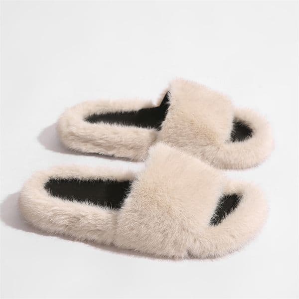 2025 autumn winter new designer shoes New home imitation plush slippers, casual and warm slippers in large size 36-46 9a