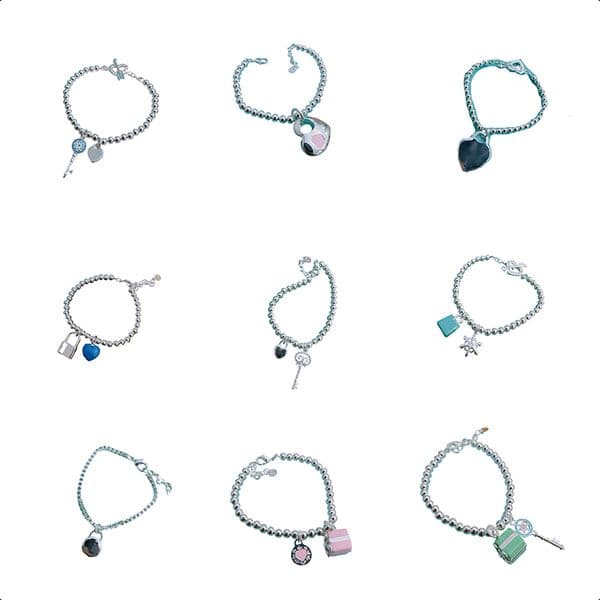 Classic Womens Bracelet Sliver Bracelets With Different Pendants Luxury Designer Bracelet High Quality Fashion Bracelets Women
