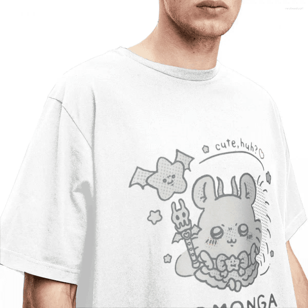 Men's T Shirts T-shirt Chikawa Magical Momonga Vanilla Hipster Summer Streetwear Casual Cotton Clothing Gift