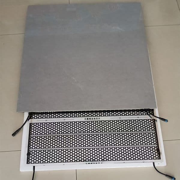 Far infrared graphene frequency conversion heating tiles are thin and fast heating floor heating tiles