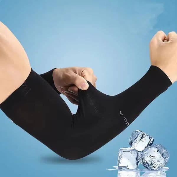 Summer Ice Silk Sports Arm Cover Cycling and UV Protection Outdoor Travel Running Fitness Protective Equipment 250910BJ