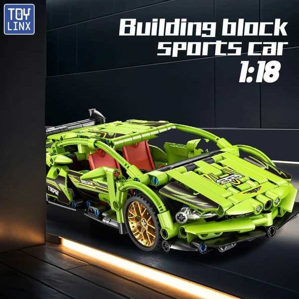 118 McLaren Pullback Car 425PCS Early Learning Development Benefits Intelligence Assembled Toys For Childrens Christmas Gift Z250910