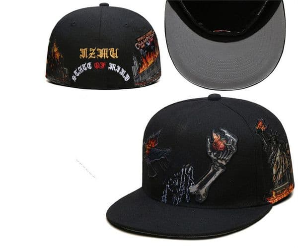 New Fitted Designer Size Baseball Football Flat Casual Caps Letter Embroidery Cotton All Teams Sport World Patched Full Closed men women Hats Mix Order Size 7-75/8 Q-5 thumbnail 2
