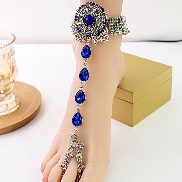 Jewelry Elegant Unisex Round Anklet: Distinctive Tribal-Inspired Charm for Your Feet Trendy Single Piece Beaded Anklets Timeless Boho Chic Accessory