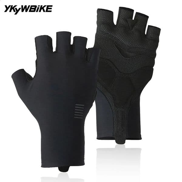 YKYWBIKE Cycling Gloves MTB Bike Sports Half Finger Riding Goves Men Breathable Shockproof Bicycle 304 250911BJ