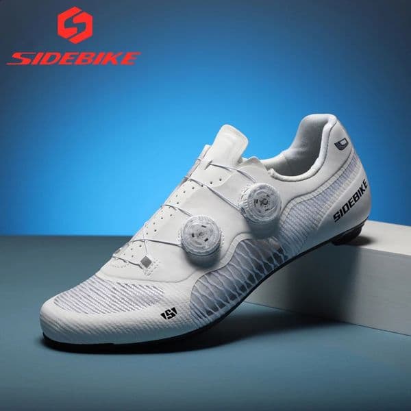sidebike ultralight 14 level hardness carbon fiber shoes road bike professional selflocking cleats cycling breathable 250911BJ