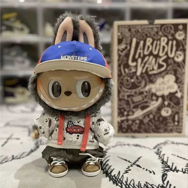 LABUBU Rubber Plush Trendy Doll Vans Collaboration HighEnd Product L260614