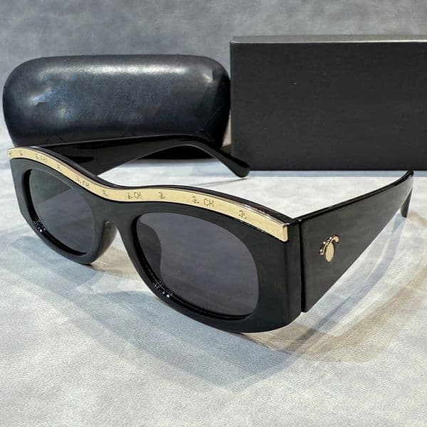 Luxury Designer Wraparound Sunglasses Mens and Womens Fashion Gold Rim Goggles for Driving Sun Protection Beach Visor Anti-UV Polarized Casual Glasses Outlet sales