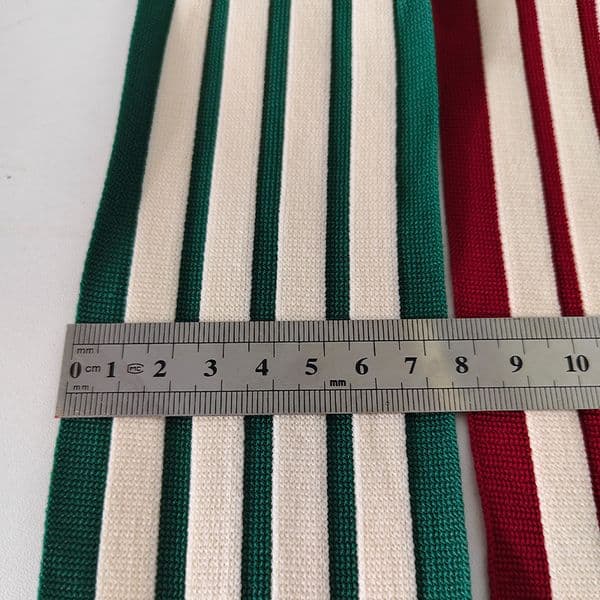 Factory Direct Sales Knit Tape Horizontal Stretch Micro Elastic Side Tape Black and White Striped Ribbon Apparel Accessories