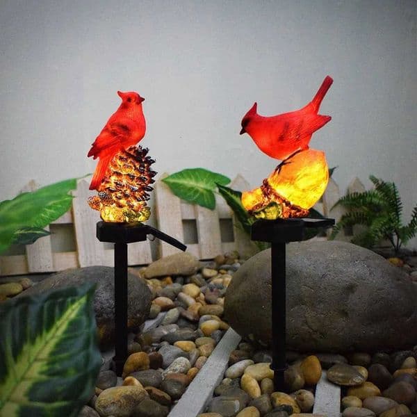 Solar Power Lawn Lamps Landscape Outdoor Lighting Bird Decorative Ground Plug Lights for Yard Street Driveway Party Decoration Z250911