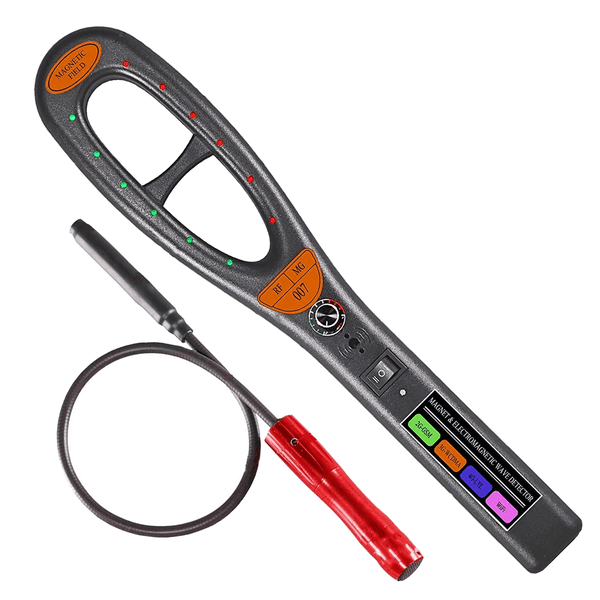 Dual - Function Simultaneous Detection: Detects magnetic fields and electromagnetic waves at the same time, no need to switch modes repeatedly.Hidden Camera Detector