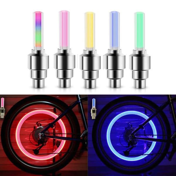 LED Bicycle Light Neon Spoke Tire Night Riding Warning Accessories 250910BJ