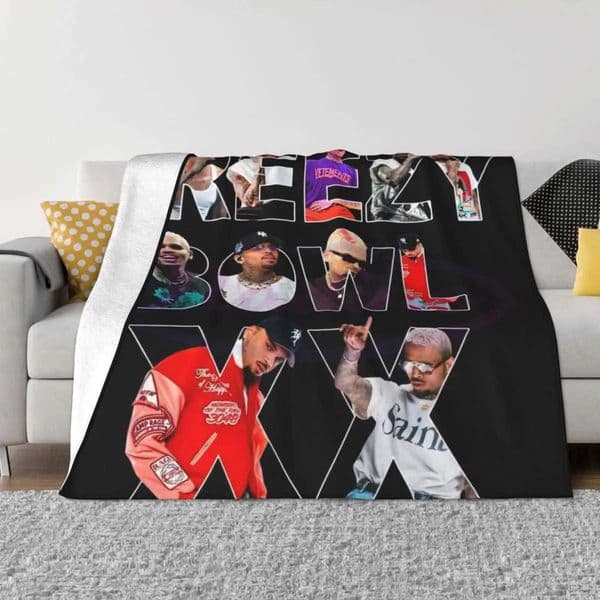 Chris Brown 00313 Bedroom Blankets beach blanket Couple Blankets Winter Warm Blanket Throw BlanketXJ250912