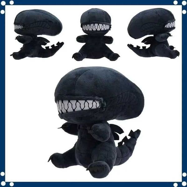 25cm Alien Xenomorph Plush Toy Cartoon Plush Dolls Soft Stuffed Plush Toys for Boys Girls Fans Birthday Christmas Gifts Z250912
