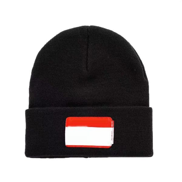 2026 New 21Fw Gonz Nametag Beanie outdoor Letter Hats Hot Style Men And Women Fashion Universal Knitted Cap Autumn Wool Outdoor Warm Caps Free Shipping
