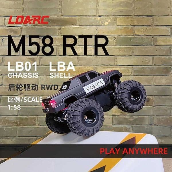 LDARC RC Car M58 RTR 24GHz 158 MINI Mirco RC Electric Remote Control Model Car Adult Childrens Tabletop Toys T250912