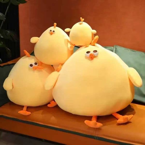 Funny Fat Chicken Plush Toys Soft Simulation Cute Plushie Dolls Neck Pillow Stuffed Animal For Boys Girls Festival Gifts Z250912 W260306