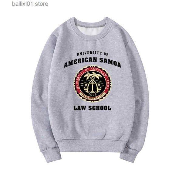 University of American Samoa Law School Sweatshirt Crewneck Unisex Pullovers Graphic Hoodies Women Strtwear Sweatshirts Tops T250912